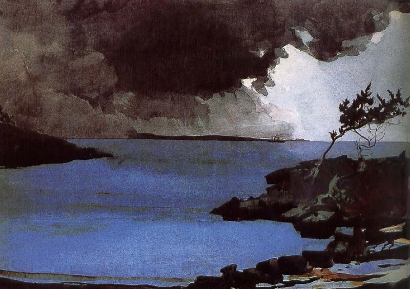 Winslow Homer Storm approaching Germany oil painting art